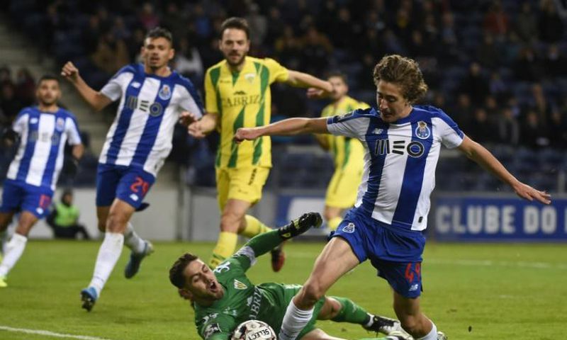 Fabio Silva (right) has joined Wolves for a club-record fee from Porto