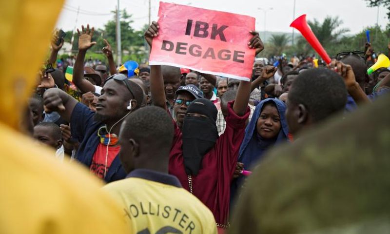Protesters are demanding the resignation of President Ibrahim Boubacar Keita, also known as IBK