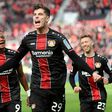 Kai Havertz (centre)joined Chelsea from Bayer Leverkusen on Friday
