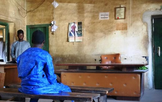 Sharia courts, like this one in Bauchi in northern Nigeria, run parallel to state and federal justice system
