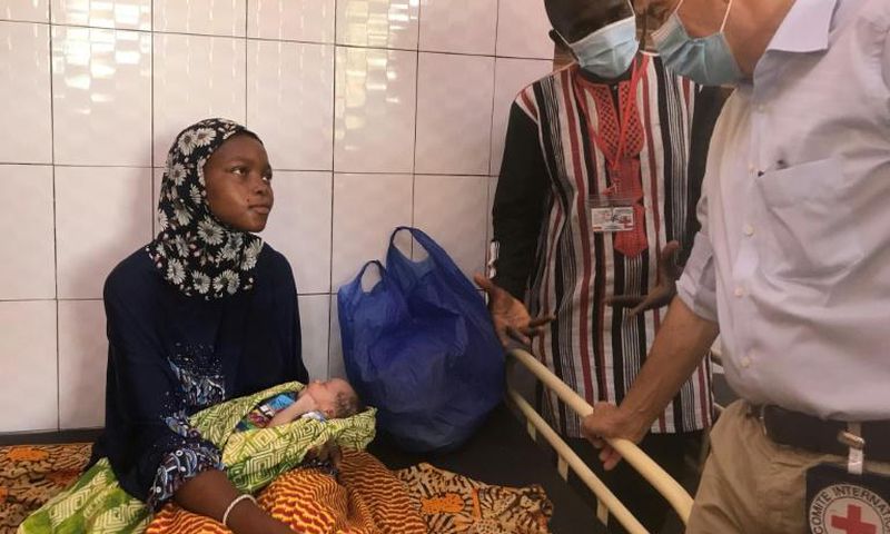 International Red Cross (ICRC) president Peter Maurer visited the Kaya centre in northern Burkina Faso over the weekend