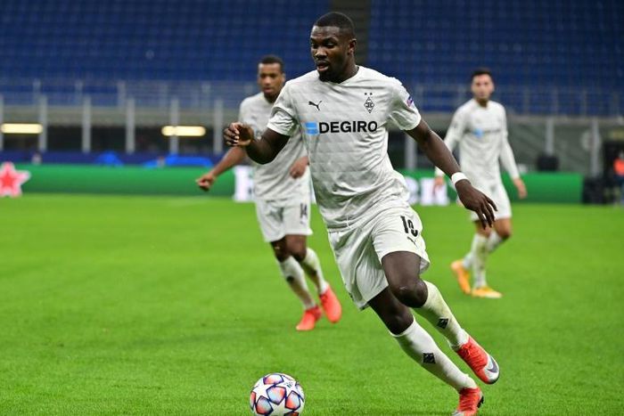 Moenchengladbach's French forward Marcus Thuram has won penalties in his last four matches
