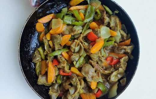 Spicy gizzard sauce