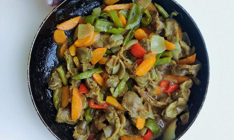 Spicy gizzard sauce