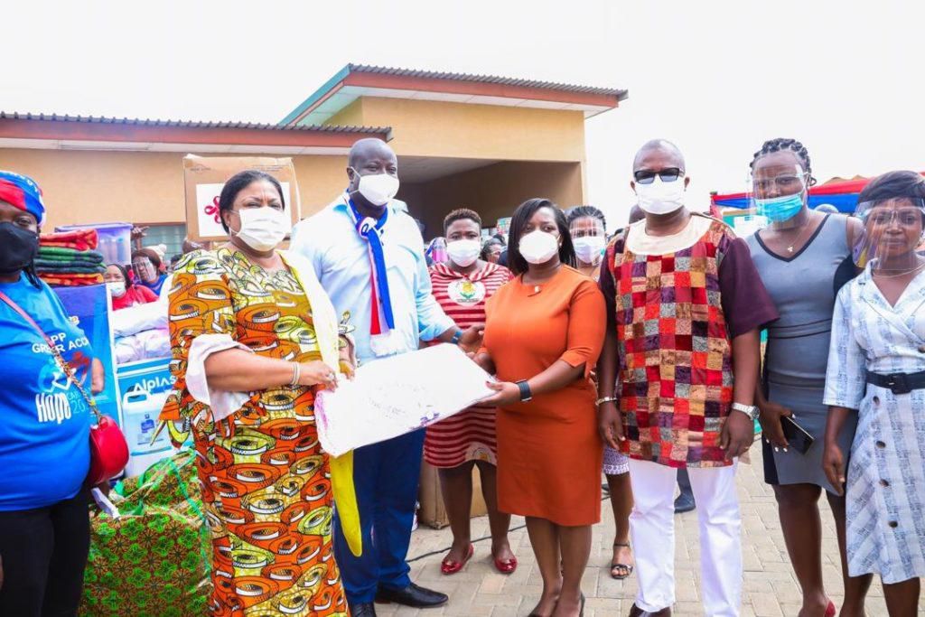 Rebecca Akufo-Addo donates to Anyaa Sowutuom Municipal Clinic