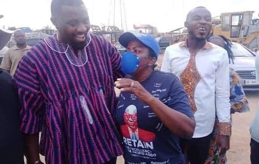John Dumelo and Lydia Alhassan