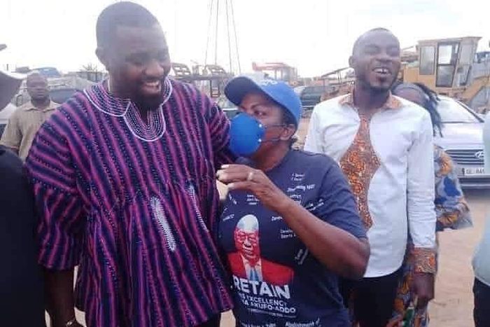John Dumelo and Lydia Alhassan