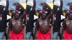 “End SWAT in Jesus’ name” – Nigerian fetish priest chants as he leads protest