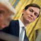 Jared Kushner listens while US President Donald Trump on August 13 announces the agreement between the United Arab Emirates and Israel to normalize diplomatic ties