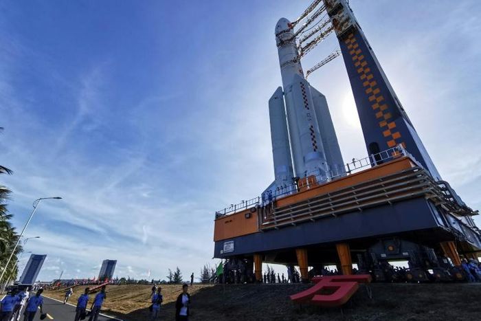 China's Tianwen-1 spacecraft is expected to launch for Mars aboard a Long March 5 rocket