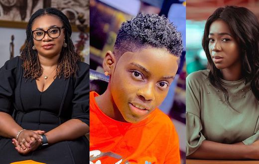 Charlotte Osei, DJ Switch and Ama K Abebrese