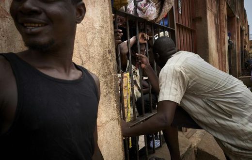 Bamako Central Prison was designed for 400 inmates but currently holds 2,100