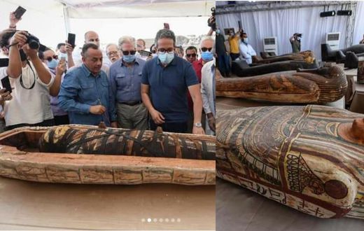 2500-year-old coffins discovered in Egypt and opened for the first time