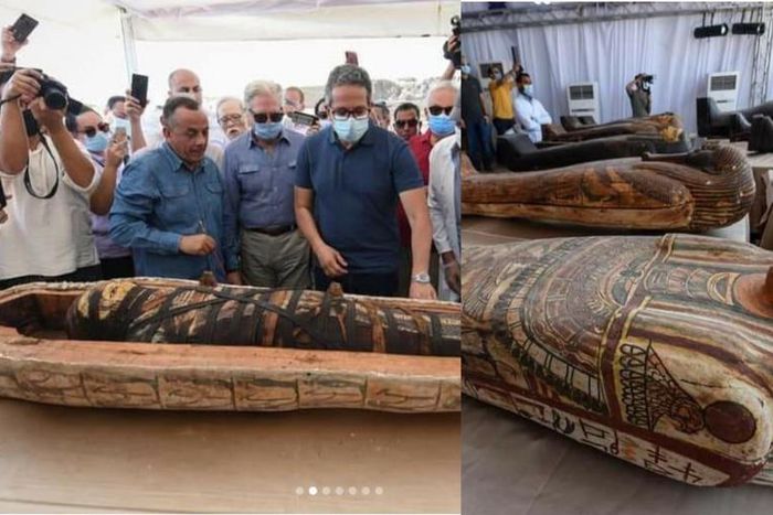 2500-year-old coffins discovered in Egypt and opened for the first time