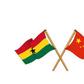 Ghana-China flags