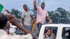 John Dumelo files nomination to contest Ayawaso West Wuogon seat