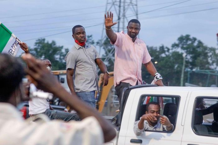 John Dumelo files nomination to contest Ayawaso West Wuogon seat
