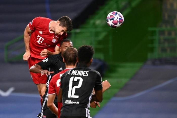 Bayern Munich striker Robert Lewandowski is two short of Cristiano Ronaldo's record of 17 goals in the 2013/14 Champions League season.