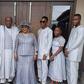John Mahama with his family