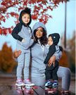 Kafui Danku and her children