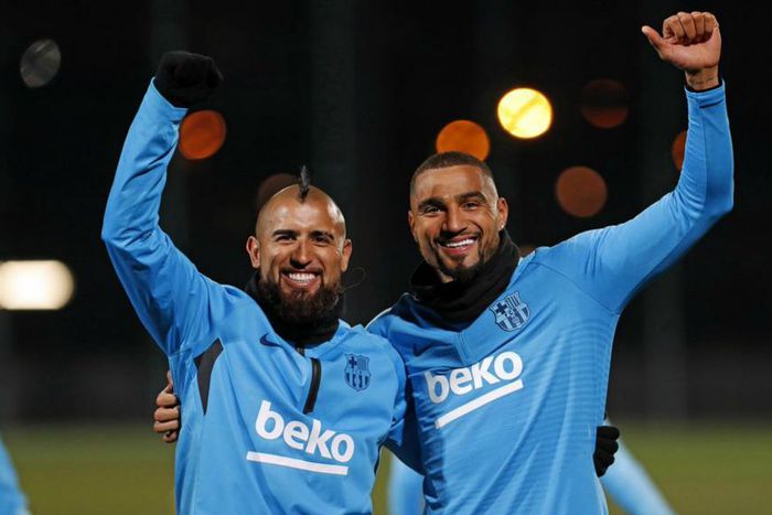 Arturo Vidal and Kevin-Prince Boateng