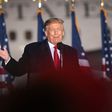 President Donald Trump speaks to supporters during a rally at Central Wisconsin Airport on September 17, 2020 in Mosinee, Wisconsin.