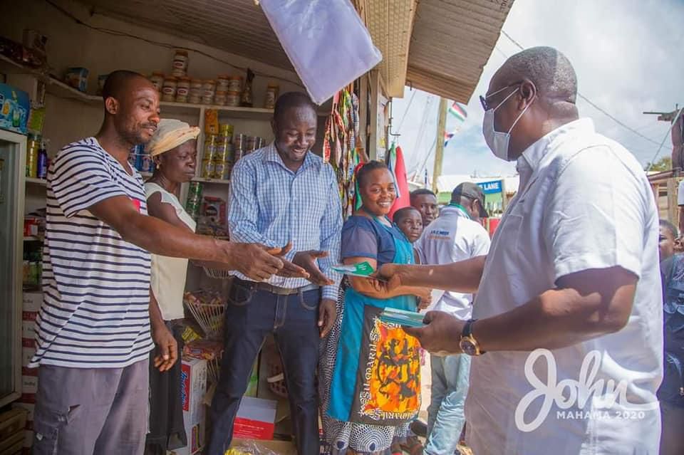 Mahama embarks on door-to-door campaign