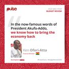 Finance Minister, Ken Ofori-Atta