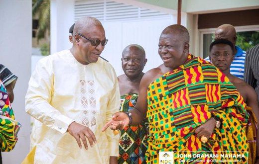 Admit your mistakes to Ghanaians – Otumfuo tells Mahama