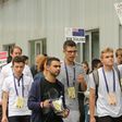Hafez al-Assad (center), the son of Syrian President Bashar al-Assad who has been slapped with US sanctions, attends the International Maths Olympics in Cluj Napoca, Romania in 2018