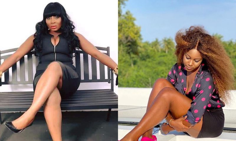 Gloria Sarfo and Yvonne Nelson