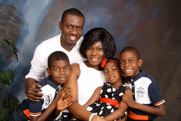 Israel-Laryea and family