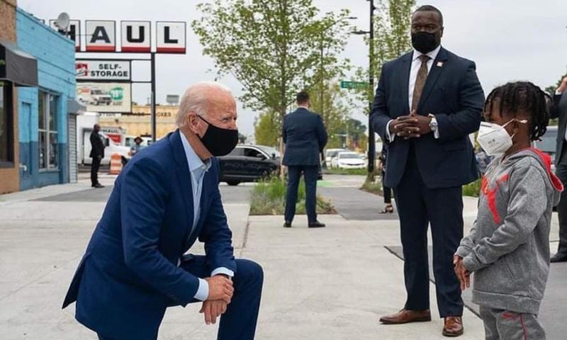 Don Little meets Joe Biden