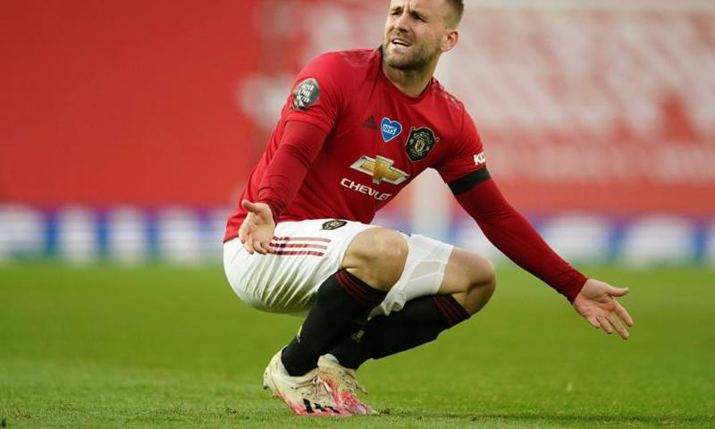 Manchester United defender Luke Shaw is out of action after suffering an injury at Everton