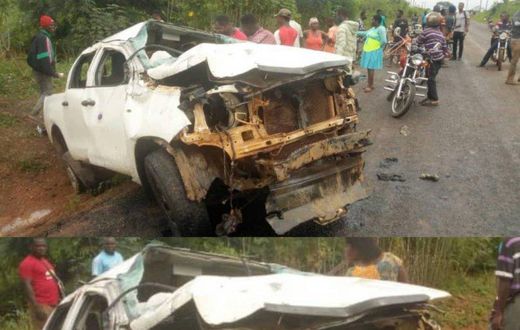 Damaged bullion van