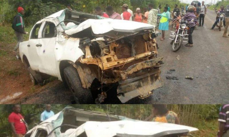 Damaged bullion van