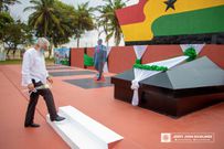Rawlings at Atta Mills' Asomdwee Park