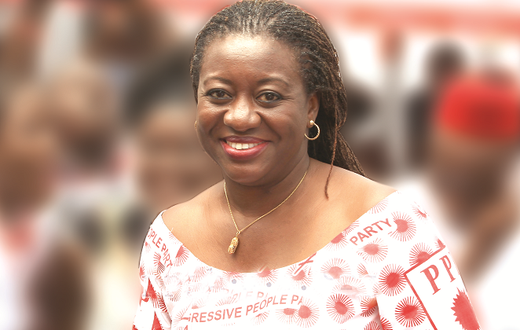 Brigitte Dzogbenuku, PPP flagbearer