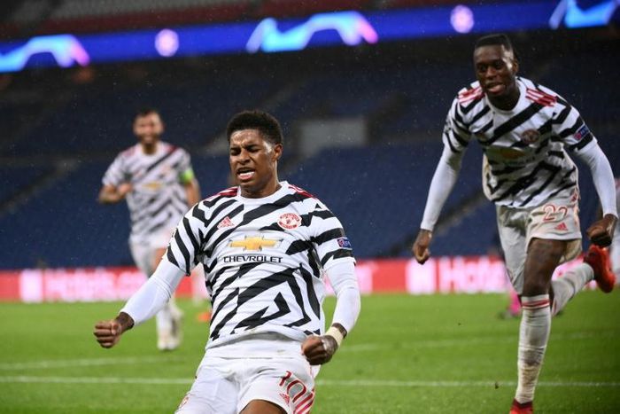 Marcus Rashford again scored the crucial goal as Manchester United beat Paris Saint-Germain in the Champions League