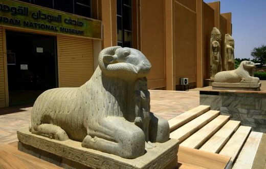 These statues guard the entrance to the Sudan National in Khartoum which is to get a face-lift after years of neglect