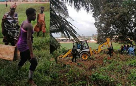 Families storm cemetery to pick exhumed corpses of relatives