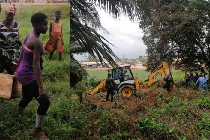 Families storm cemetery to pick exhumed corpses of relatives