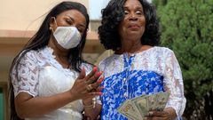 Nana Ama McBrown and Maame Dokono