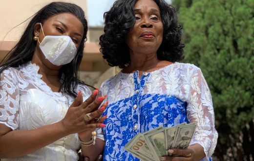 Nana Ama McBrown and Maame Dokono
