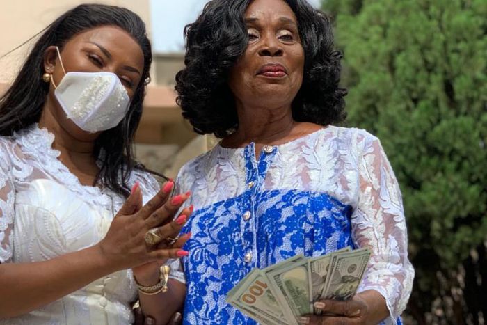 Nana Ama McBrown and Maame Dokono