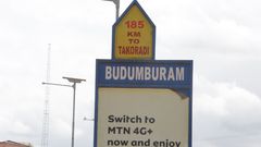 Buduburam is located in Ghana's Central region