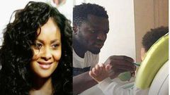 Menaye Donkor and Muntari welcome second child