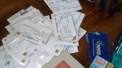 Asokore Mampong: Police arrests man with 355 voters ID card duplicates (Photo credit: Citinewsroom)