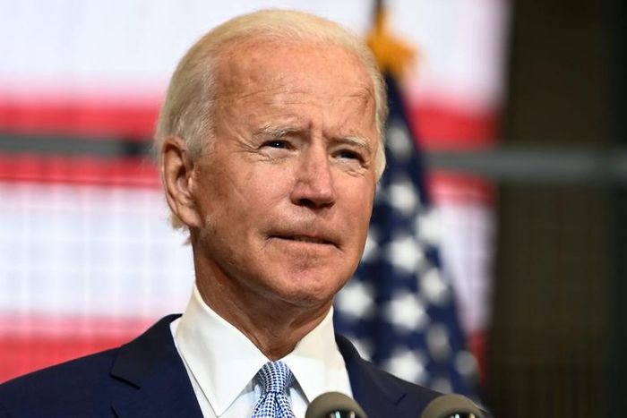 Democratic presidential nominee and former Vice President Joe Biden speaks about safety in America during a campaign appearance in Pittsburgh, Pennsylvania, on August 31, 2020.