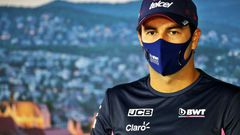 Sergio Perez pictured at the Hungarian Grand Prix earlier this month